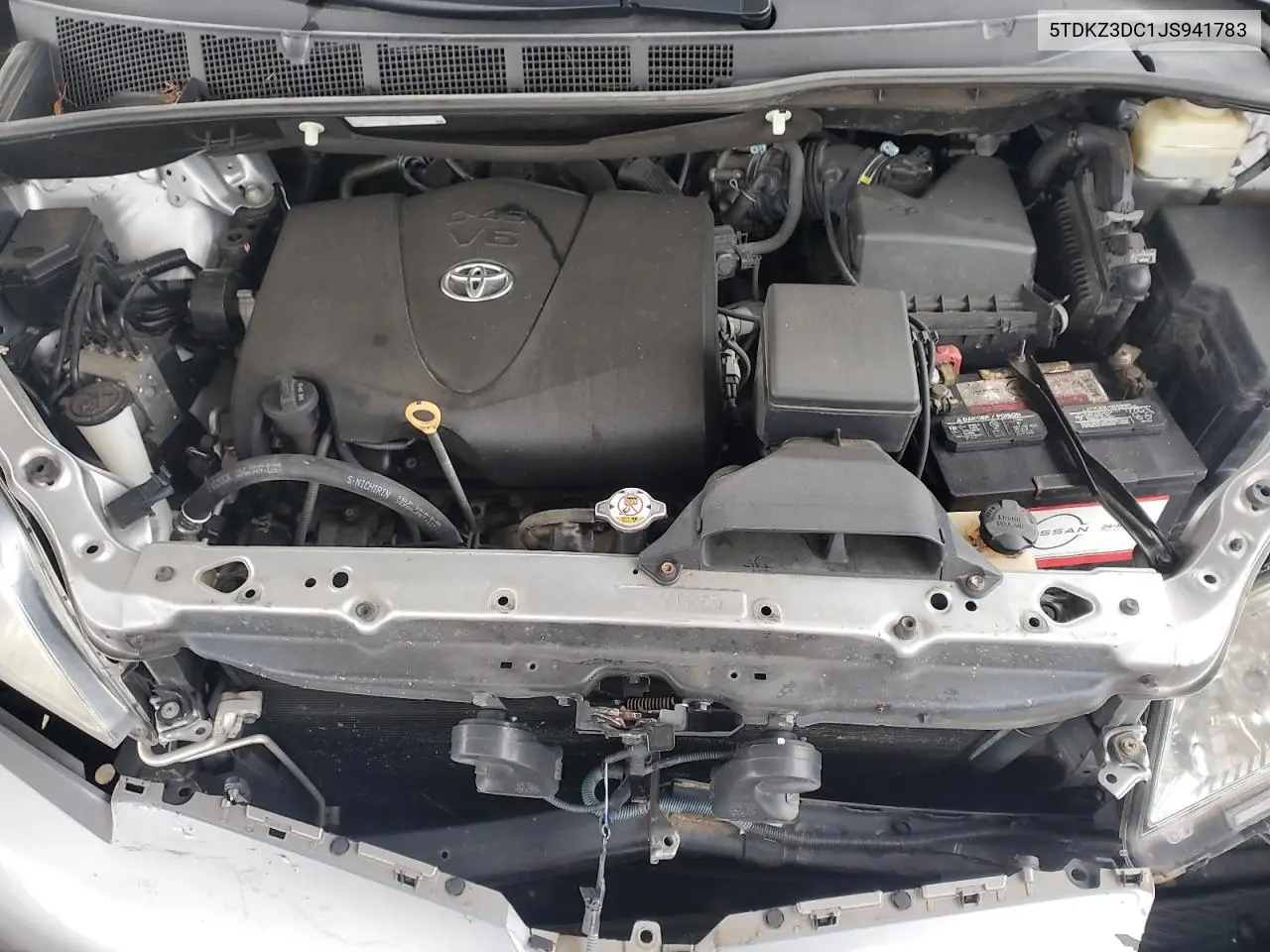 5TDKZ3DC1JS941783 2018 Toyota Sienna Le