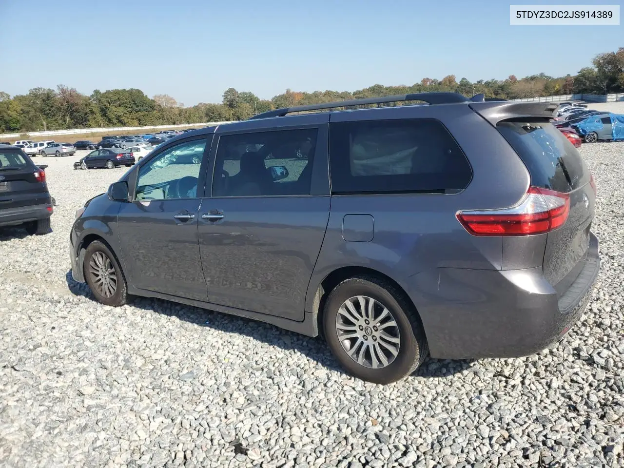5TDYZ3DC2JS914389 2018 Toyota Sienna Xle