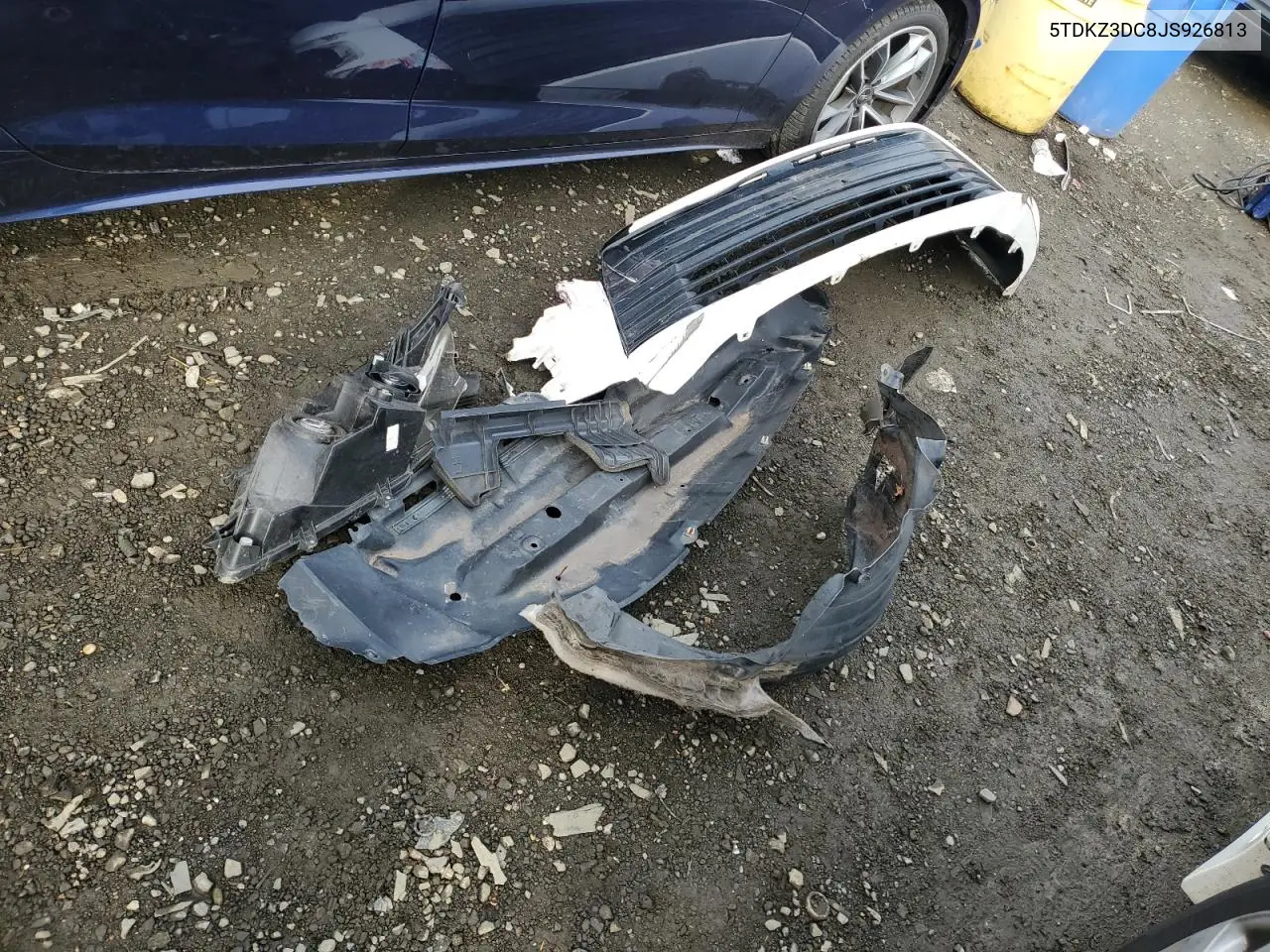 5TDKZ3DC8JS926813 2018 Toyota Sienna Le