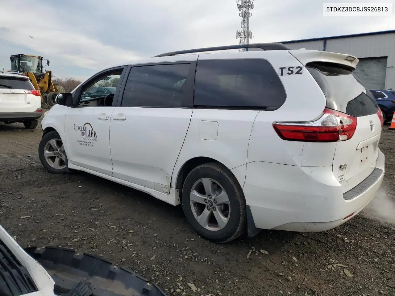 5TDKZ3DC8JS926813 2018 Toyota Sienna Le