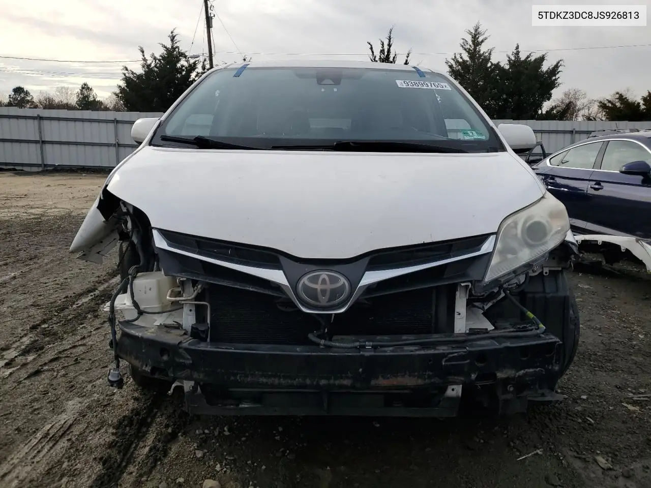 5TDKZ3DC8JS926813 2018 Toyota Sienna Le