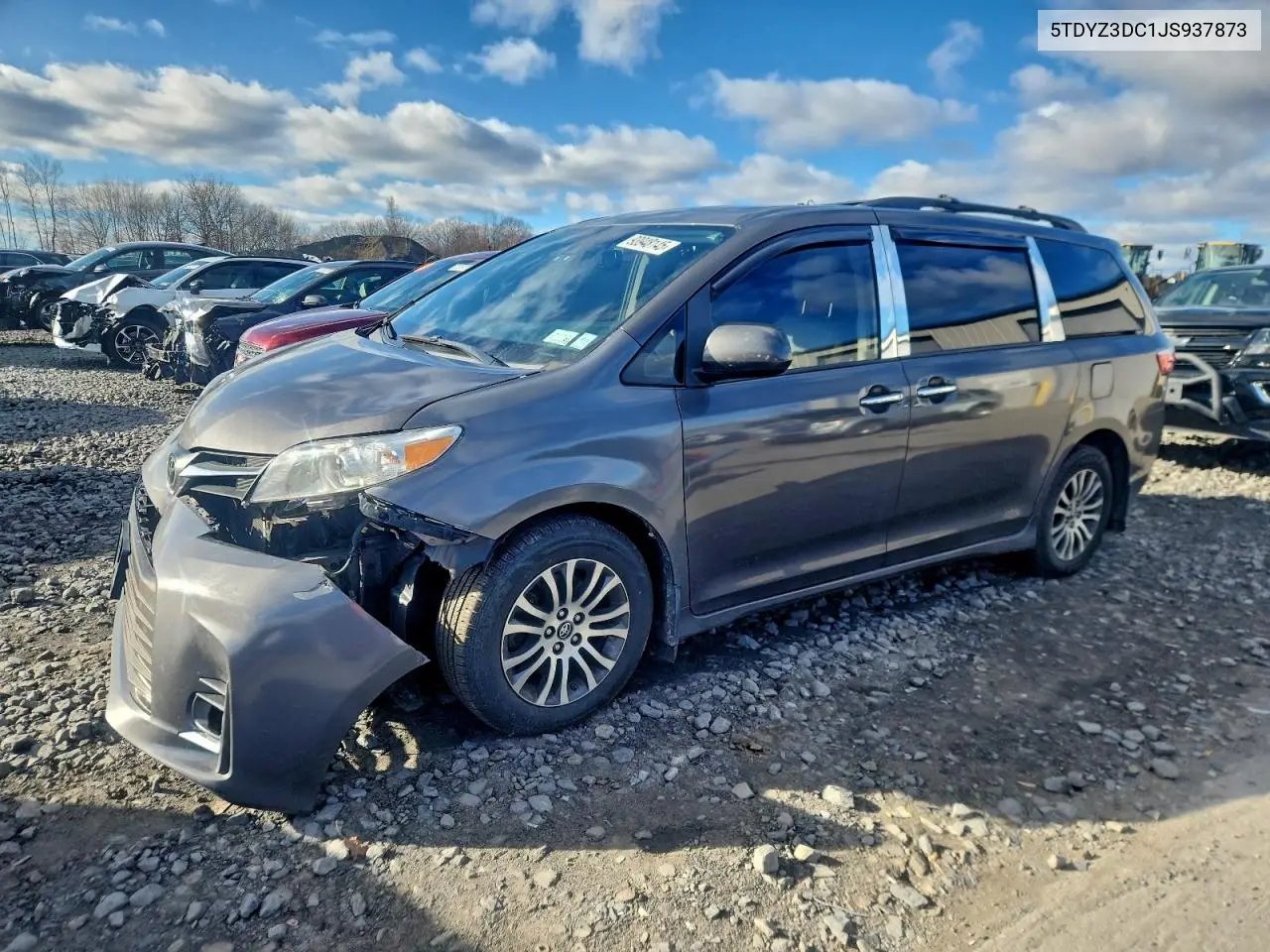 5TDYZ3DC1JS937873 2018 Toyota Sienna Xle