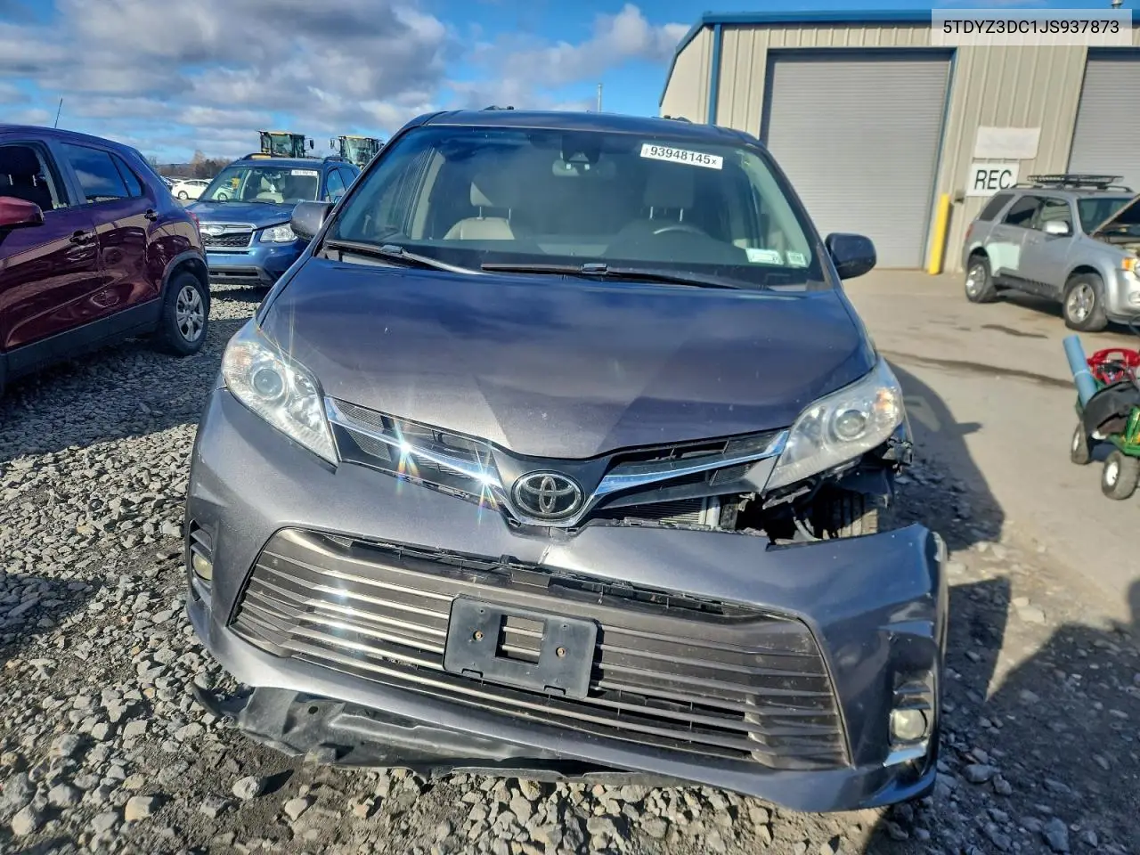 5TDYZ3DC1JS937873 2018 Toyota Sienna Xle