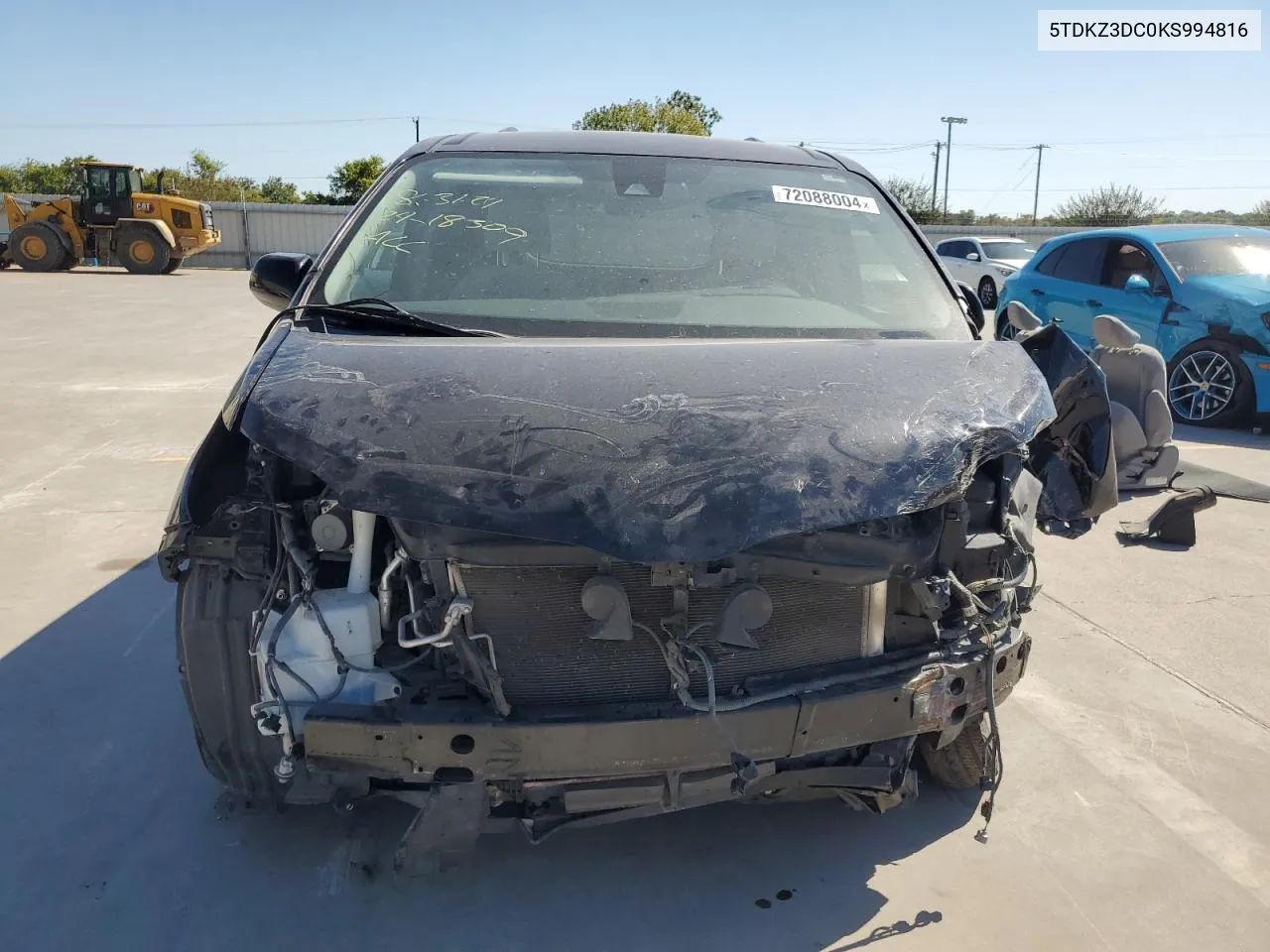 5TDKZ3DC0KS994816 2019 Toyota Sienna Le