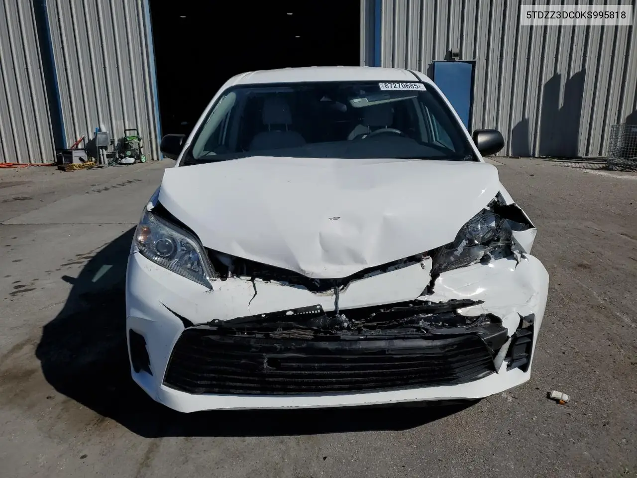 5TDZZ3DC0KS995818 2019 Toyota Sienna
