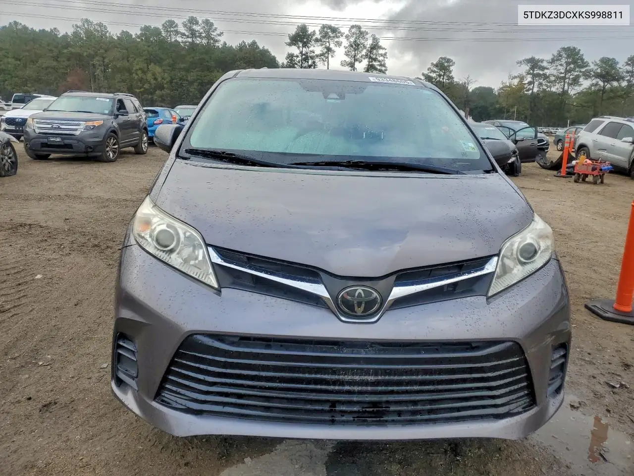 5TDKZ3DCXKS998811 2019 Toyota Sienna Le