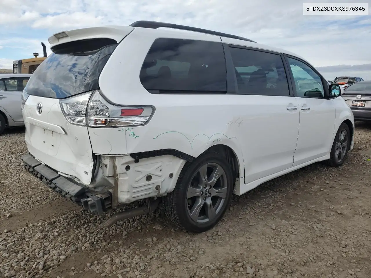 5TDXZ3DCXKS976345 2019 Toyota Sienna Se