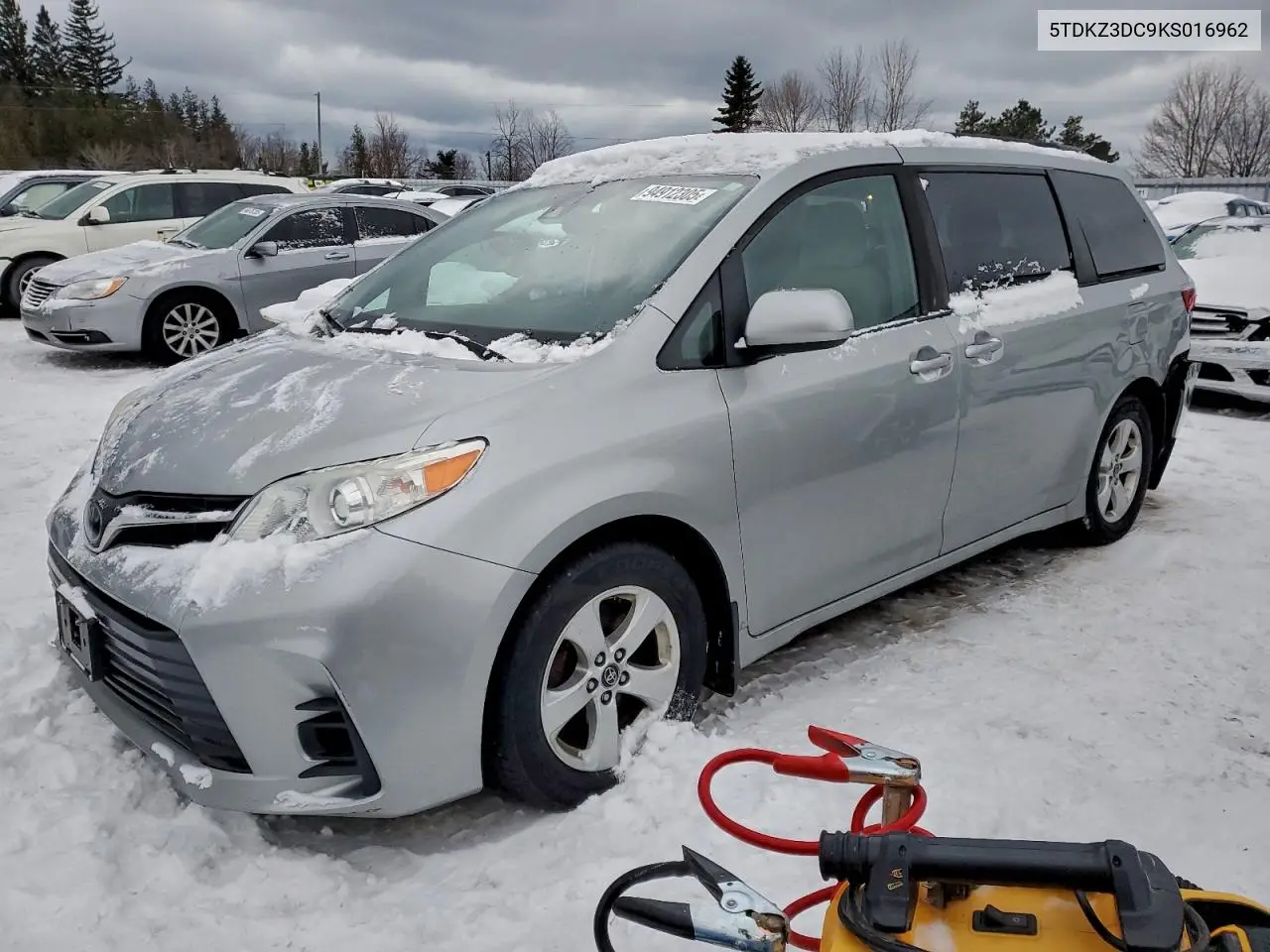 5TDKZ3DC9KS016962 2019 Toyota Sienna Le