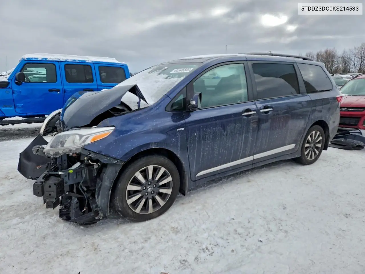 5TDDZ3DC0KS214533 2019 Toyota Sienna Xle