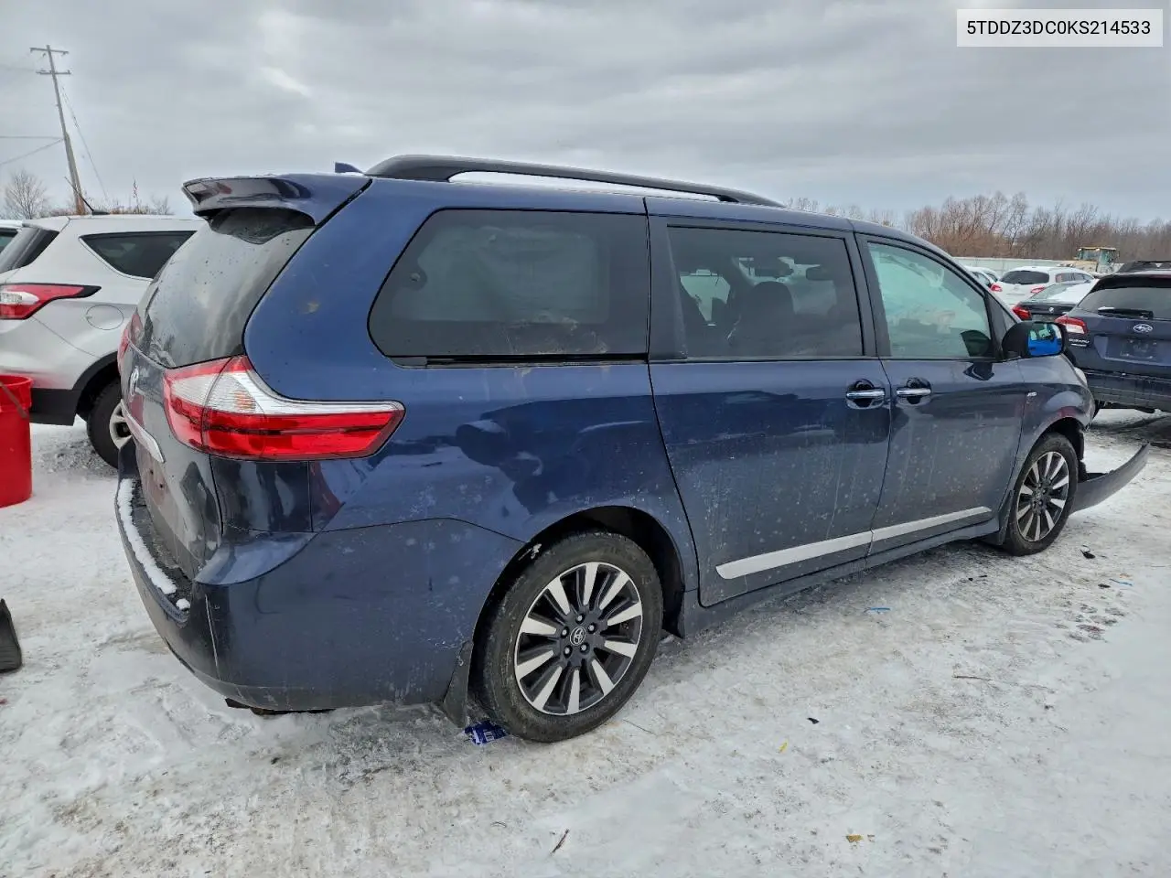 5TDDZ3DC0KS214533 2019 Toyota Sienna Xle