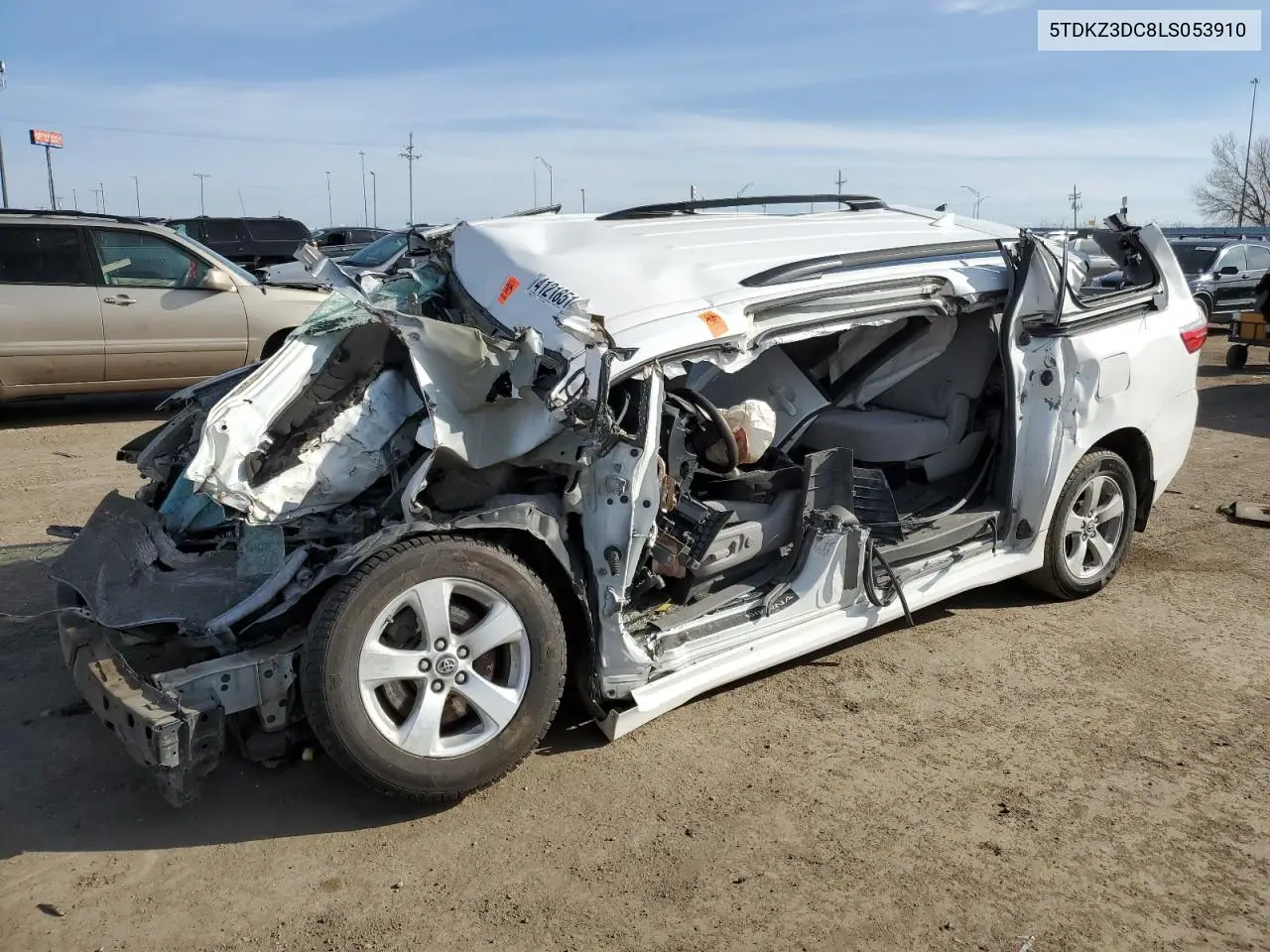 5TDKZ3DC8LS053910 2020 Toyota Sienna Le