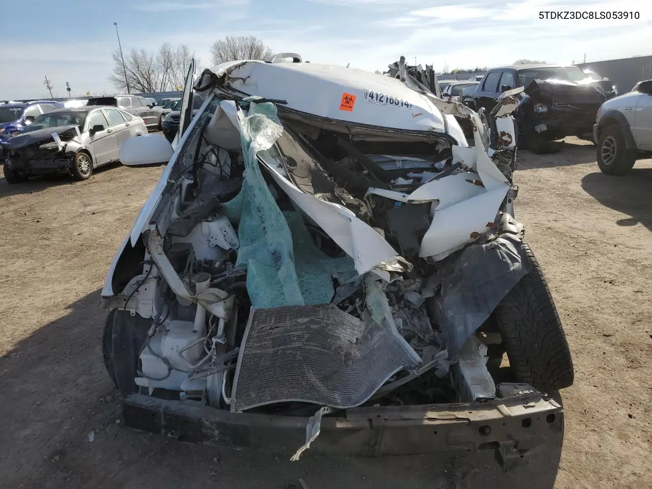 5TDKZ3DC8LS053910 2020 Toyota Sienna Le