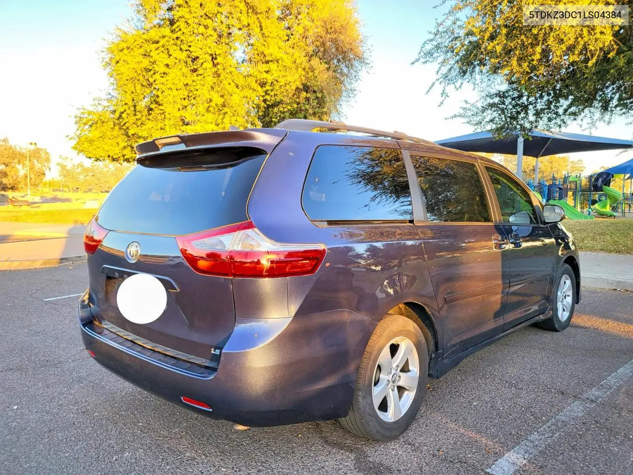 5TDKZ3DC1LS043848 2020 Toyota Sienna Le