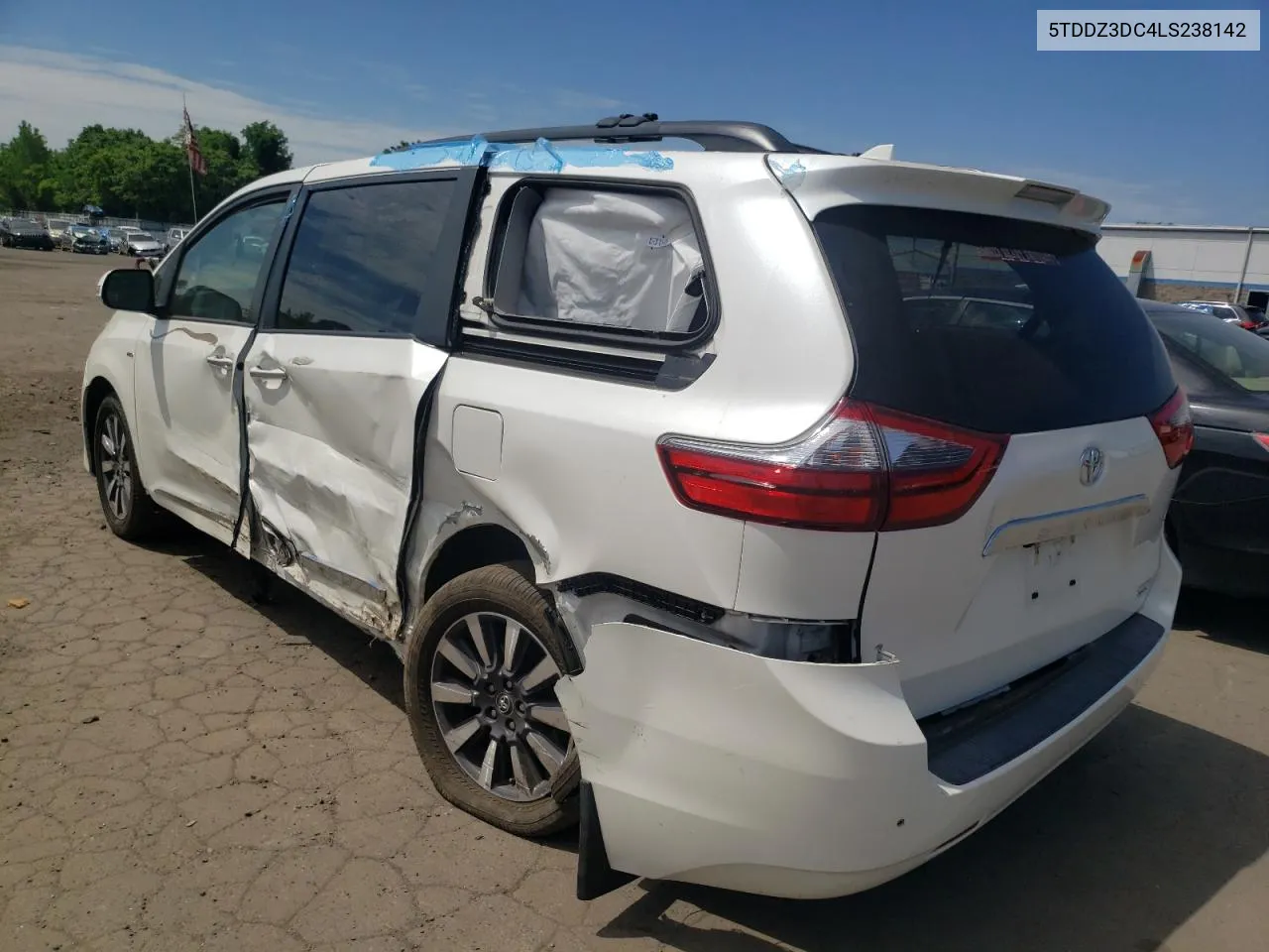 2020 Toyota Sienna Xle VIN: 5TDDZ3DC4LS238142 Lot: 55916384