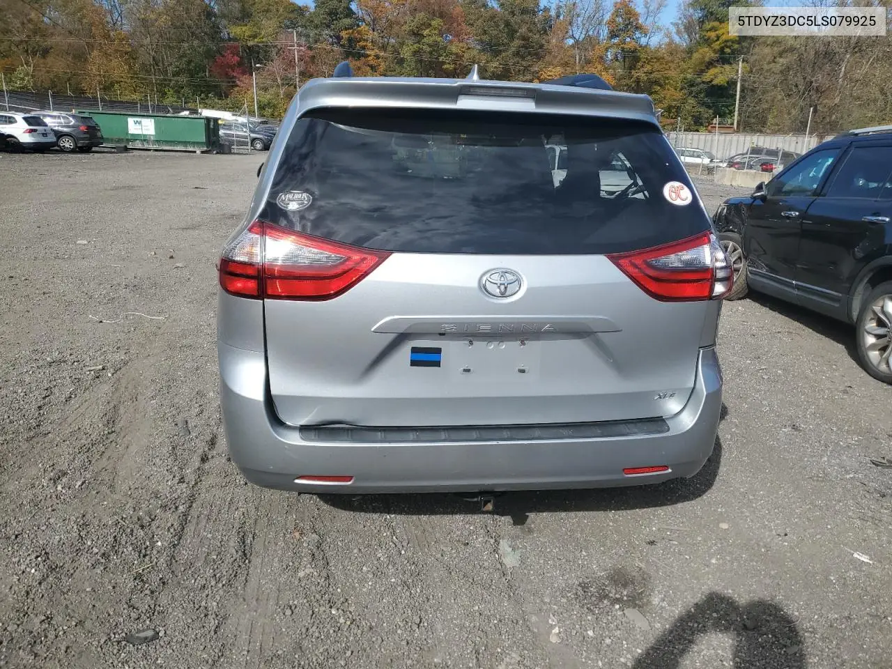 5TDYZ3DC5LS079925 2020 Toyota Sienna Xle
