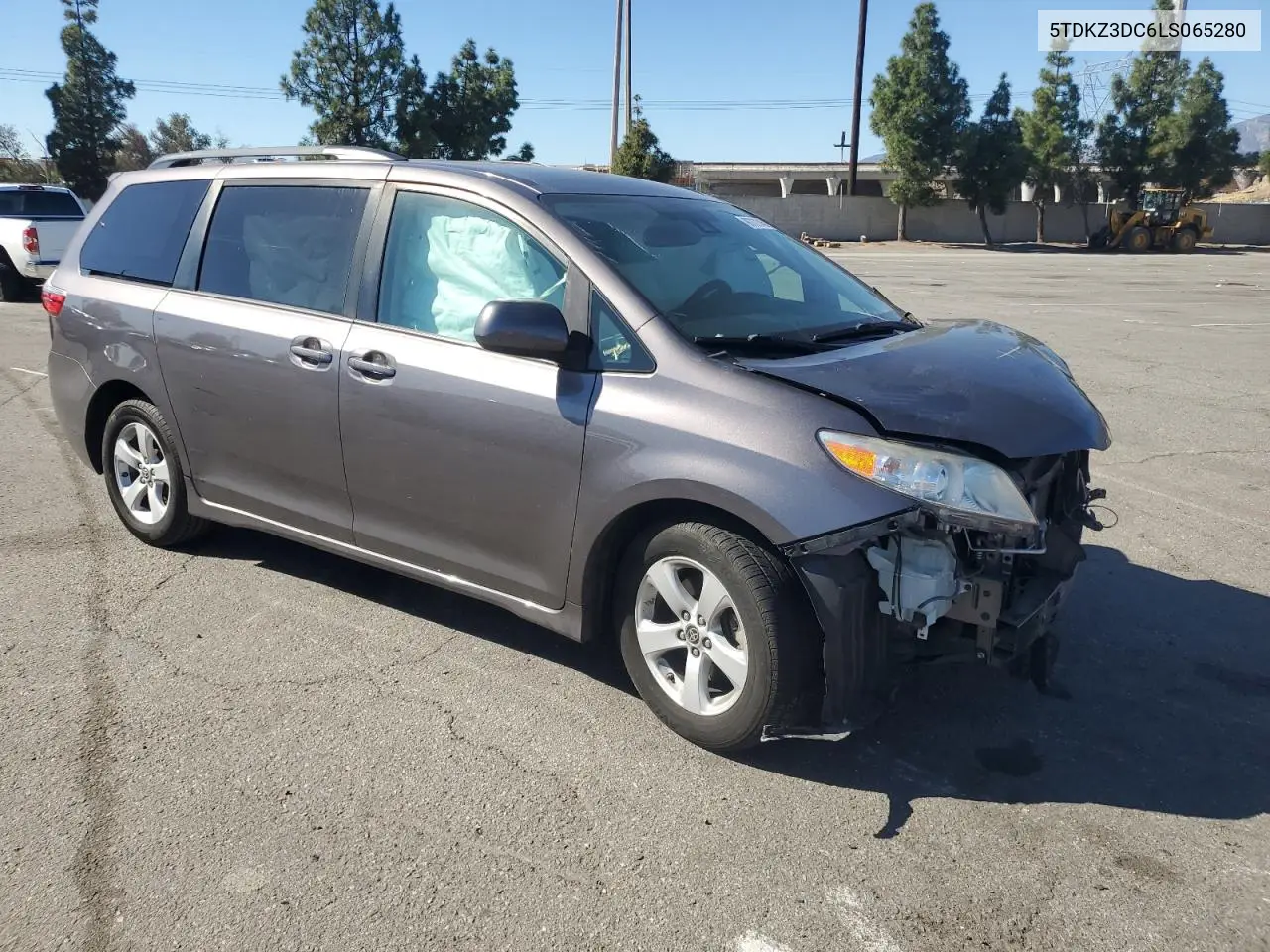 5TDKZ3DC6LS065280 2020 Toyota Sienna Le