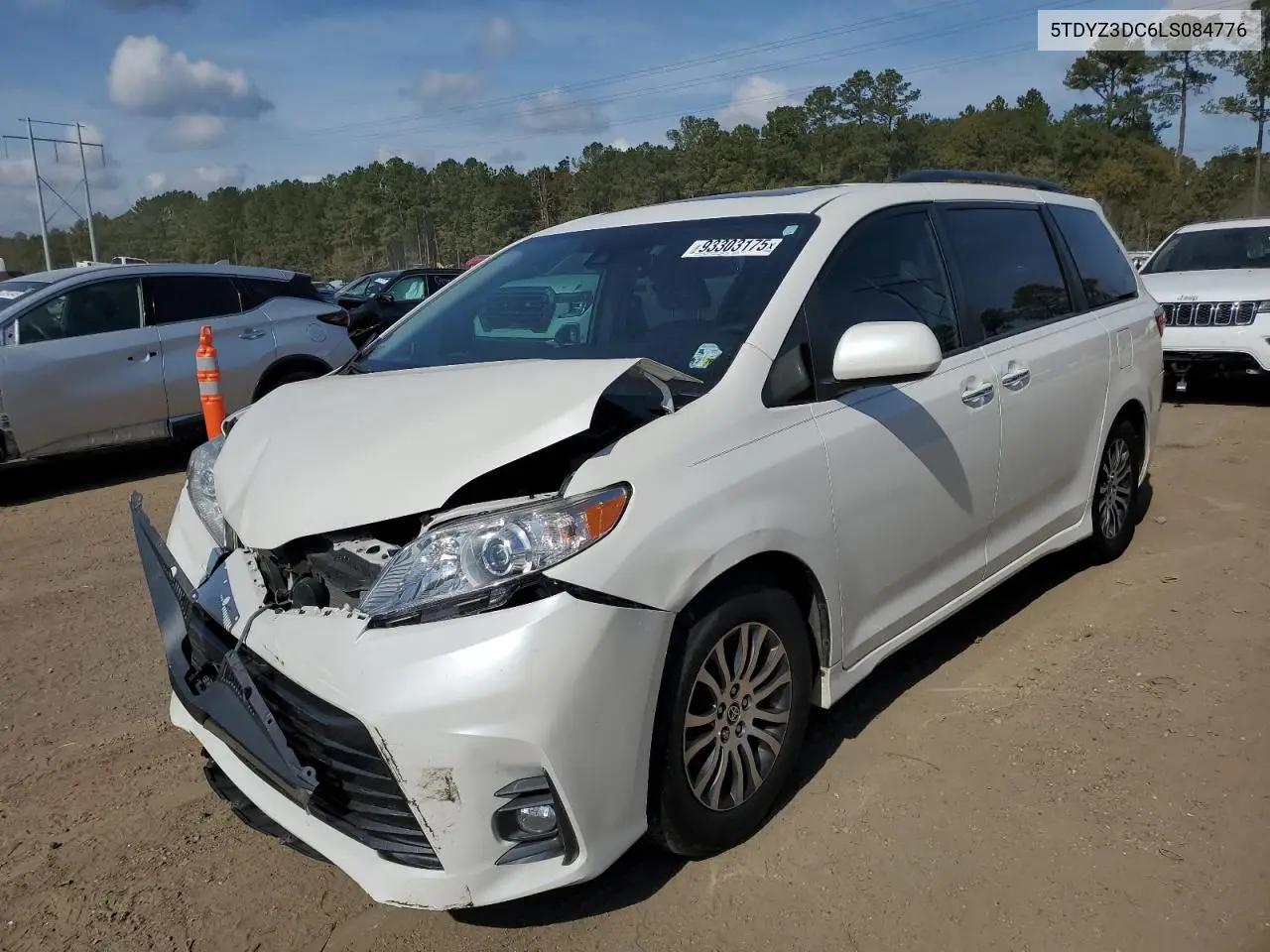 5TDYZ3DC6LS084776 2020 Toyota Sienna Xle