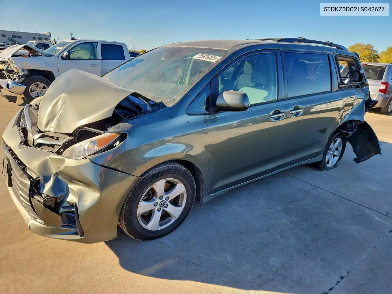 5TDKZ3DC2LS042627 2020 Toyota Sienna Le