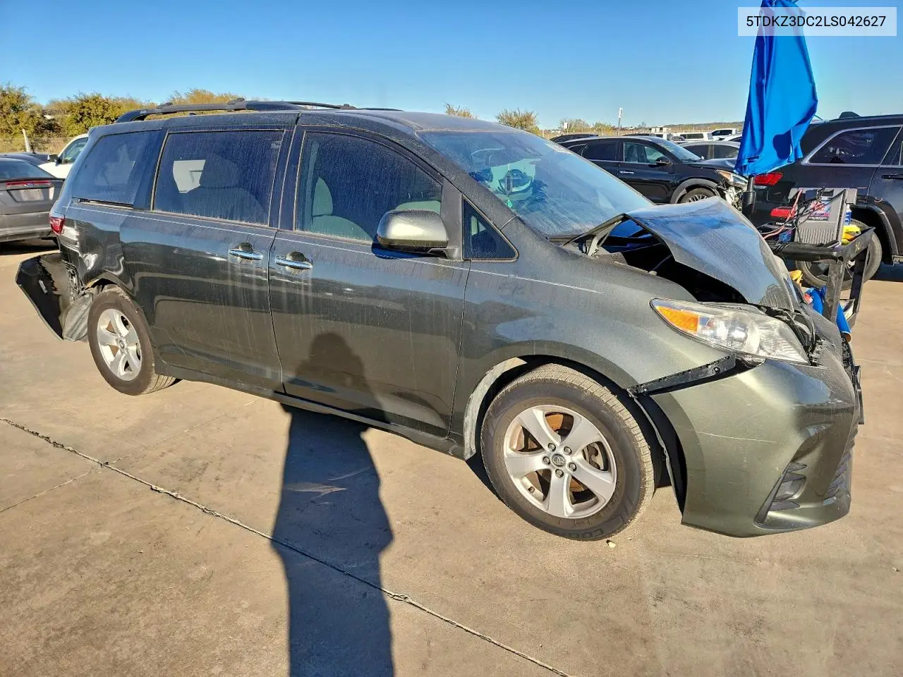 5TDKZ3DC2LS042627 2020 Toyota Sienna Le