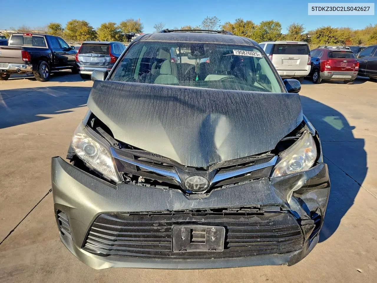 5TDKZ3DC2LS042627 2020 Toyota Sienna Le