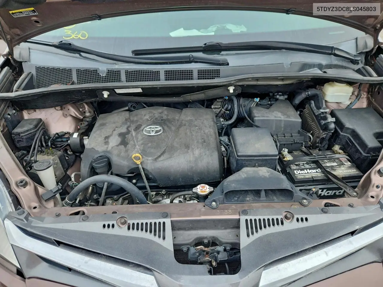 5TDYZ3DC8LS045803 2020 Toyota Sienna Xle