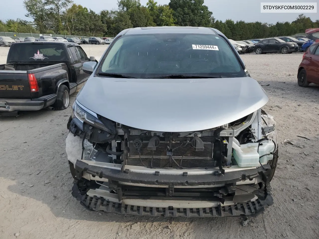 5TDYSKFC0MS002229 2021 Toyota Sienna Xle