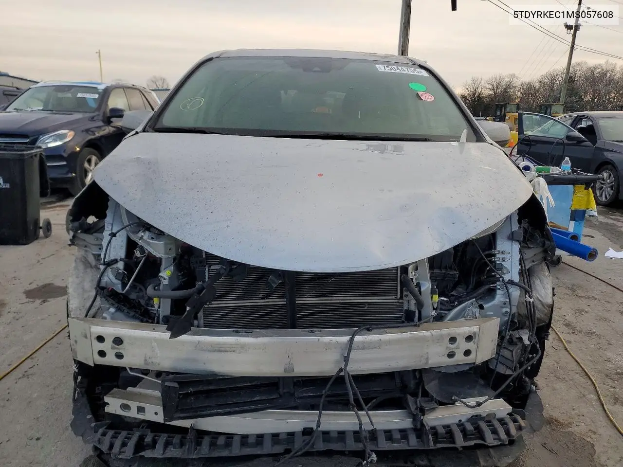 5TDYRKEC1MS057608 2021 Toyota Sienna Xle