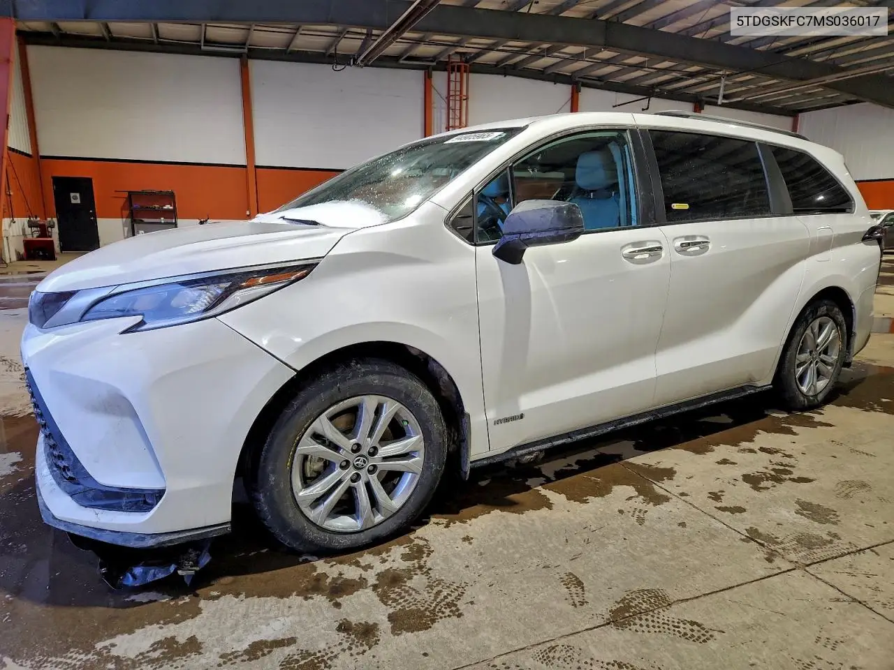 5TDGSKFC7MS036017 2021 Toyota Sienna Le
