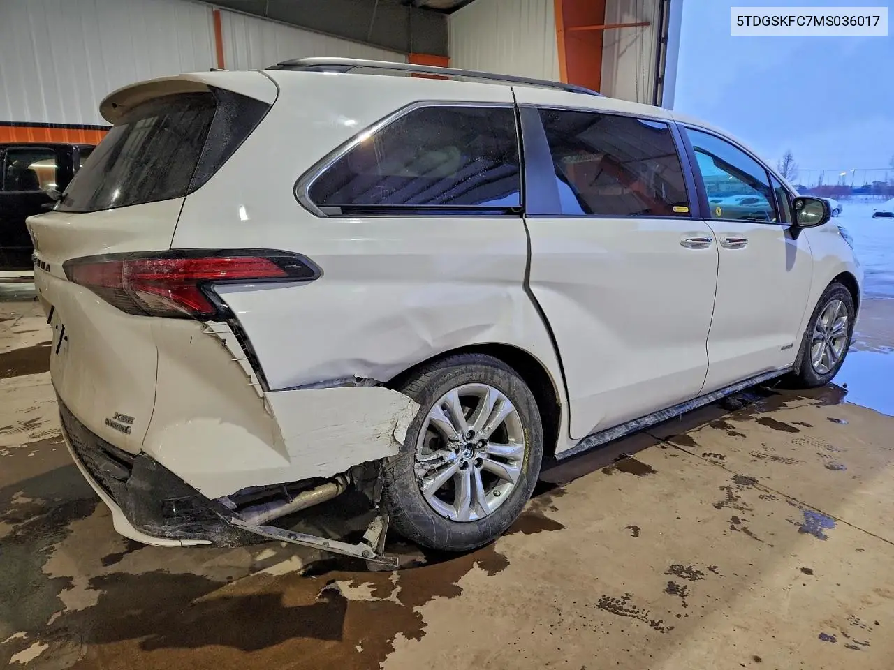 5TDGSKFC7MS036017 2021 Toyota Sienna Le