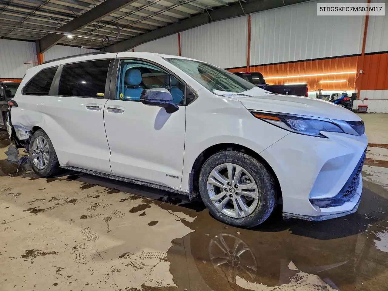 5TDGSKFC7MS036017 2021 Toyota Sienna Le
