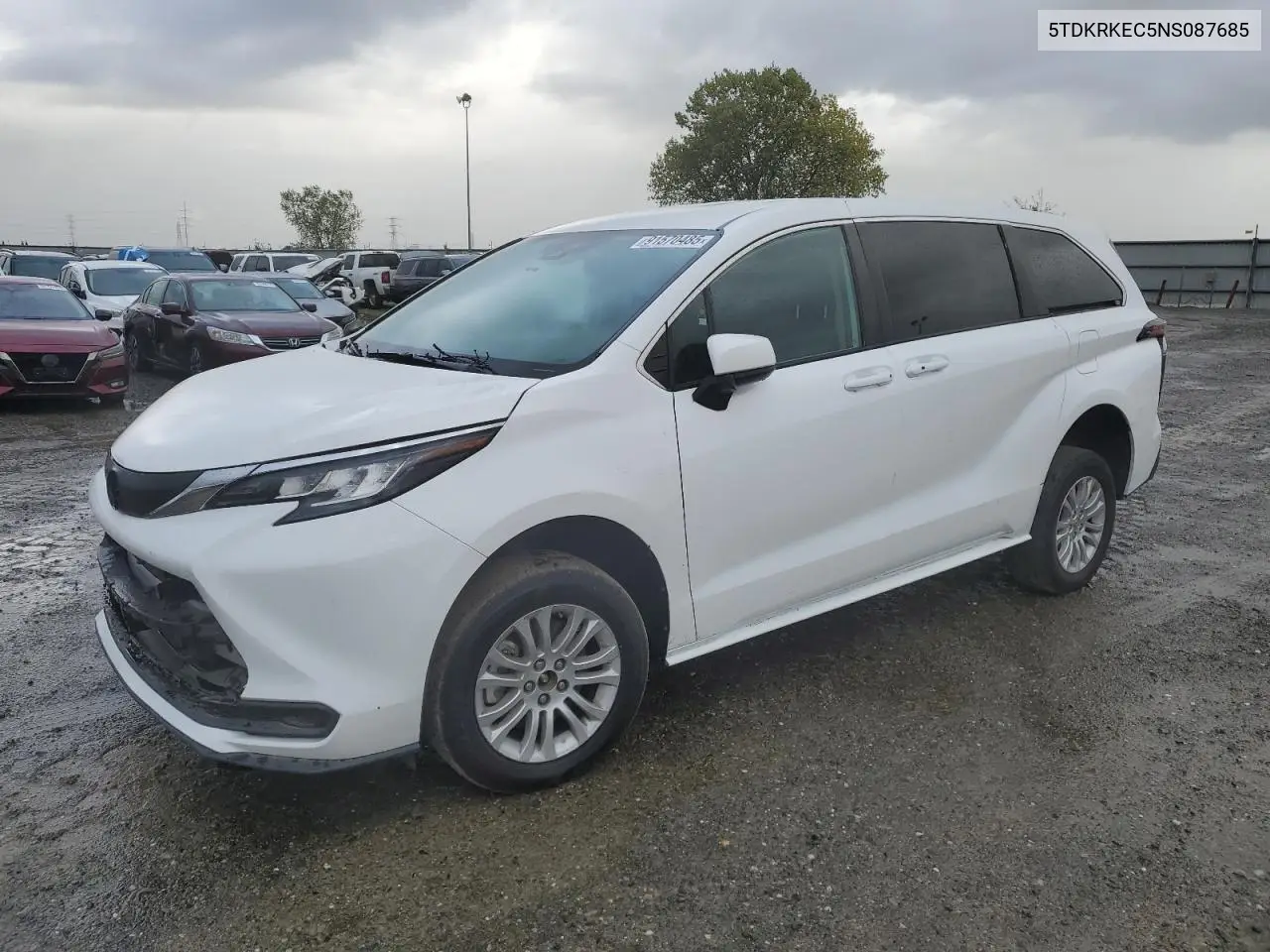 5TDKRKEC5NS087685 2022 Toyota Sienna Le - Wheelchair Van - Pri Fleet