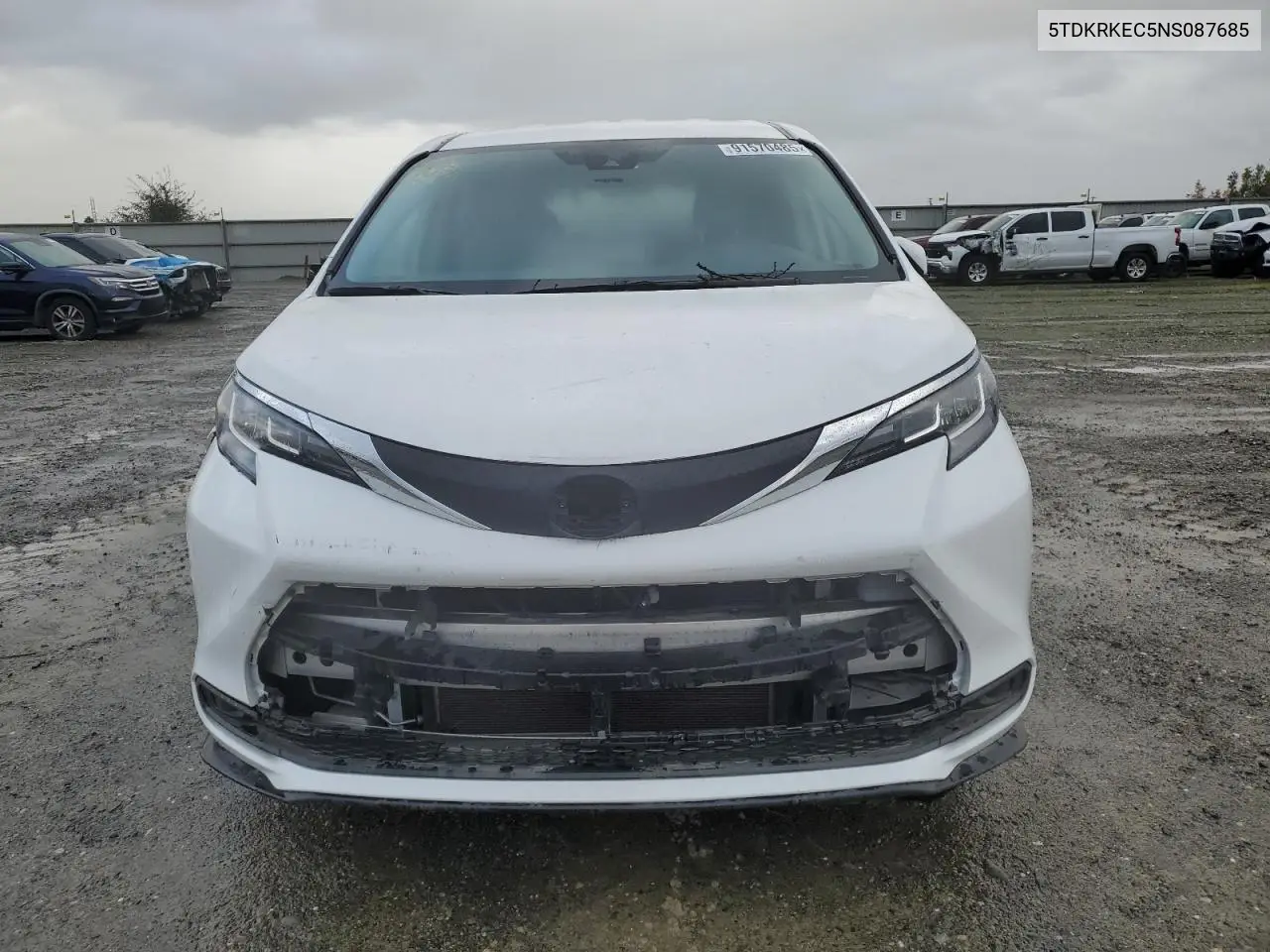 5TDKRKEC5NS087685 2022 Toyota Sienna Le - Wheelchair Van - Pri Fleet