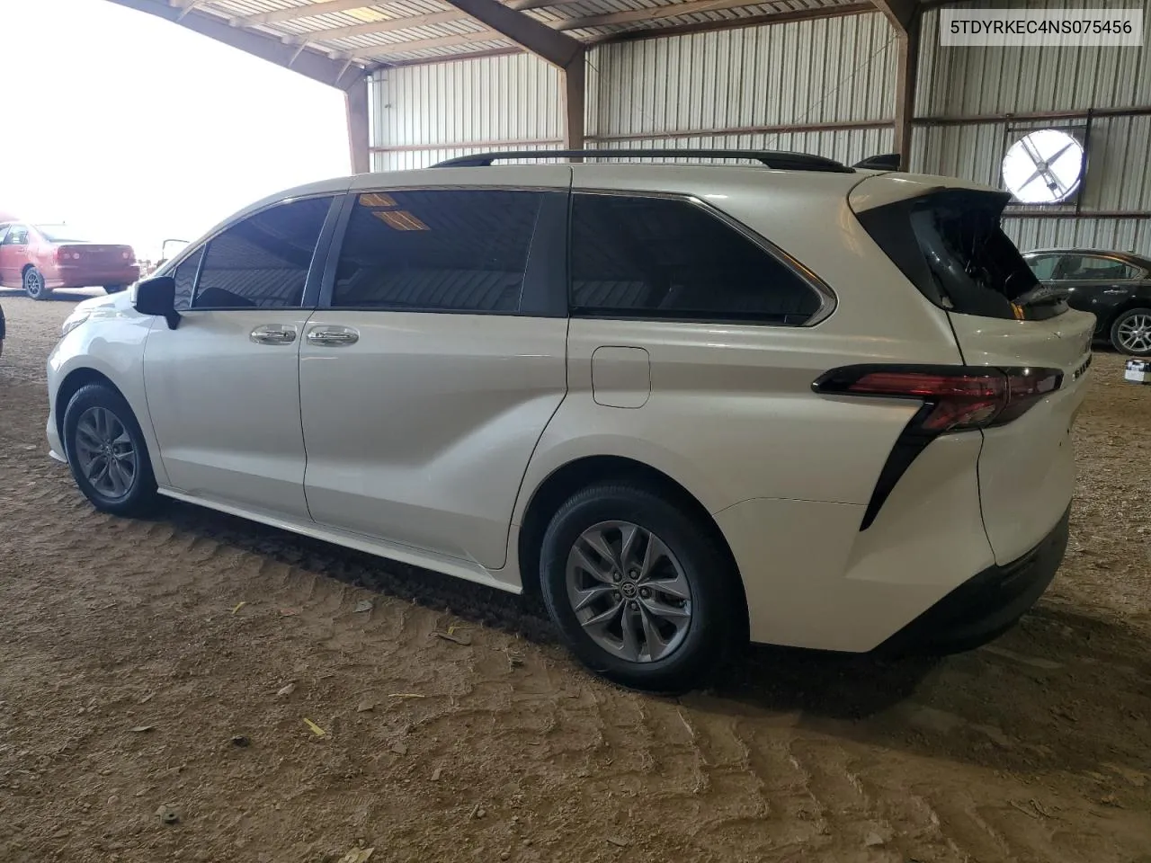 2022 Toyota Sienna Xle VIN: 5TDYRKEC4NS075456 Lot: 60676404