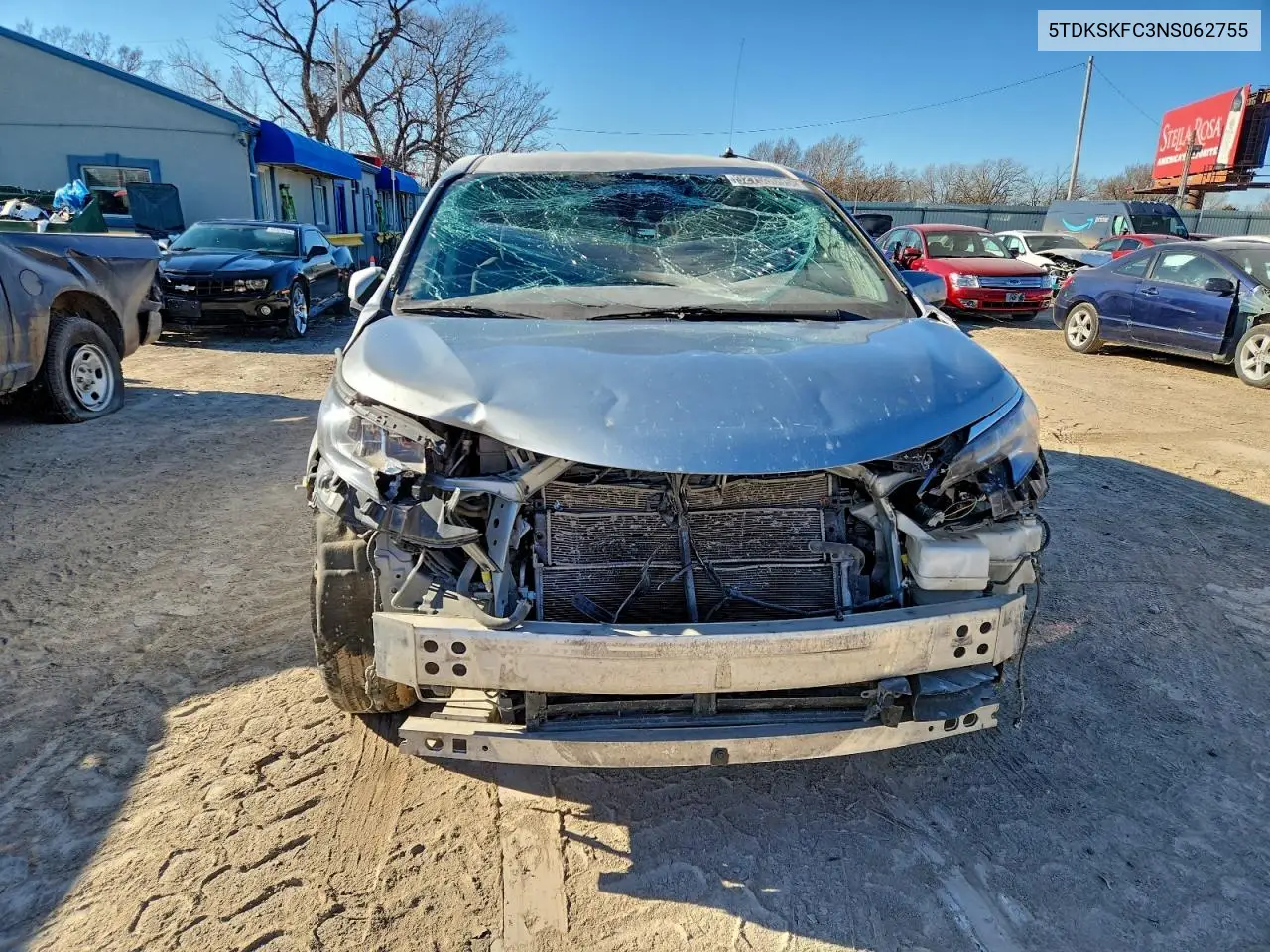 5TDKSKFC3NS062755 2022 Toyota Sienna Le