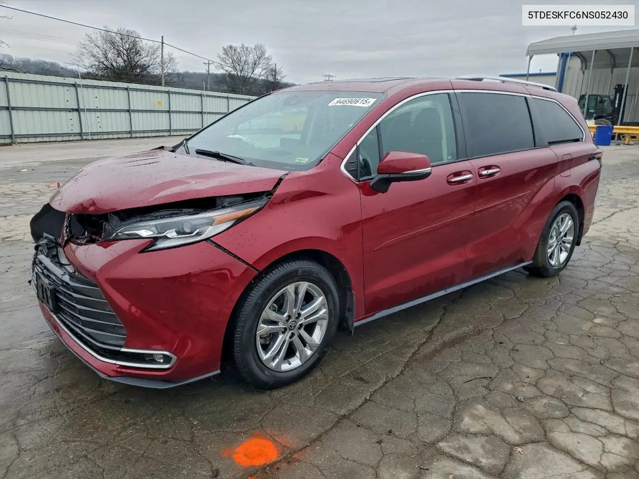 5TDESKFC6NS052430 2022 Toyota Sienna Limited