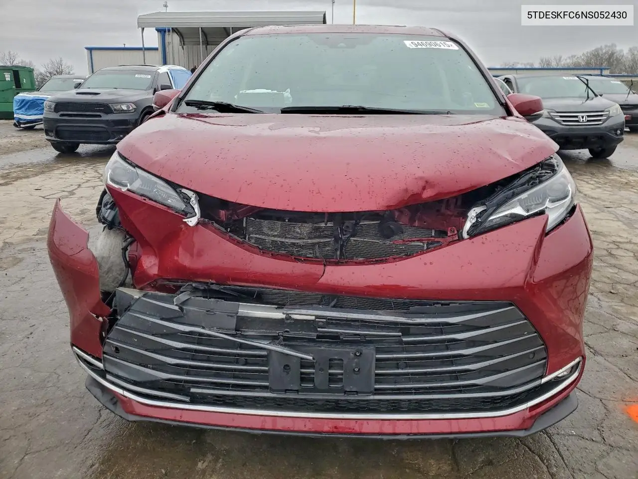 5TDESKFC6NS052430 2022 Toyota Sienna Limited