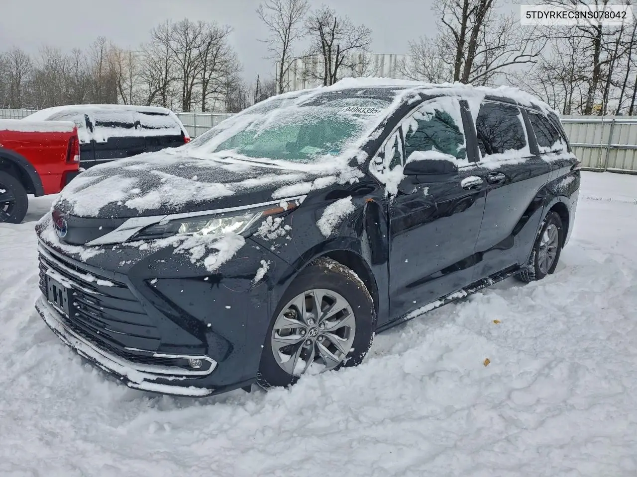 5TDYRKEC3NS078042 2022 Toyota Sienna Xle