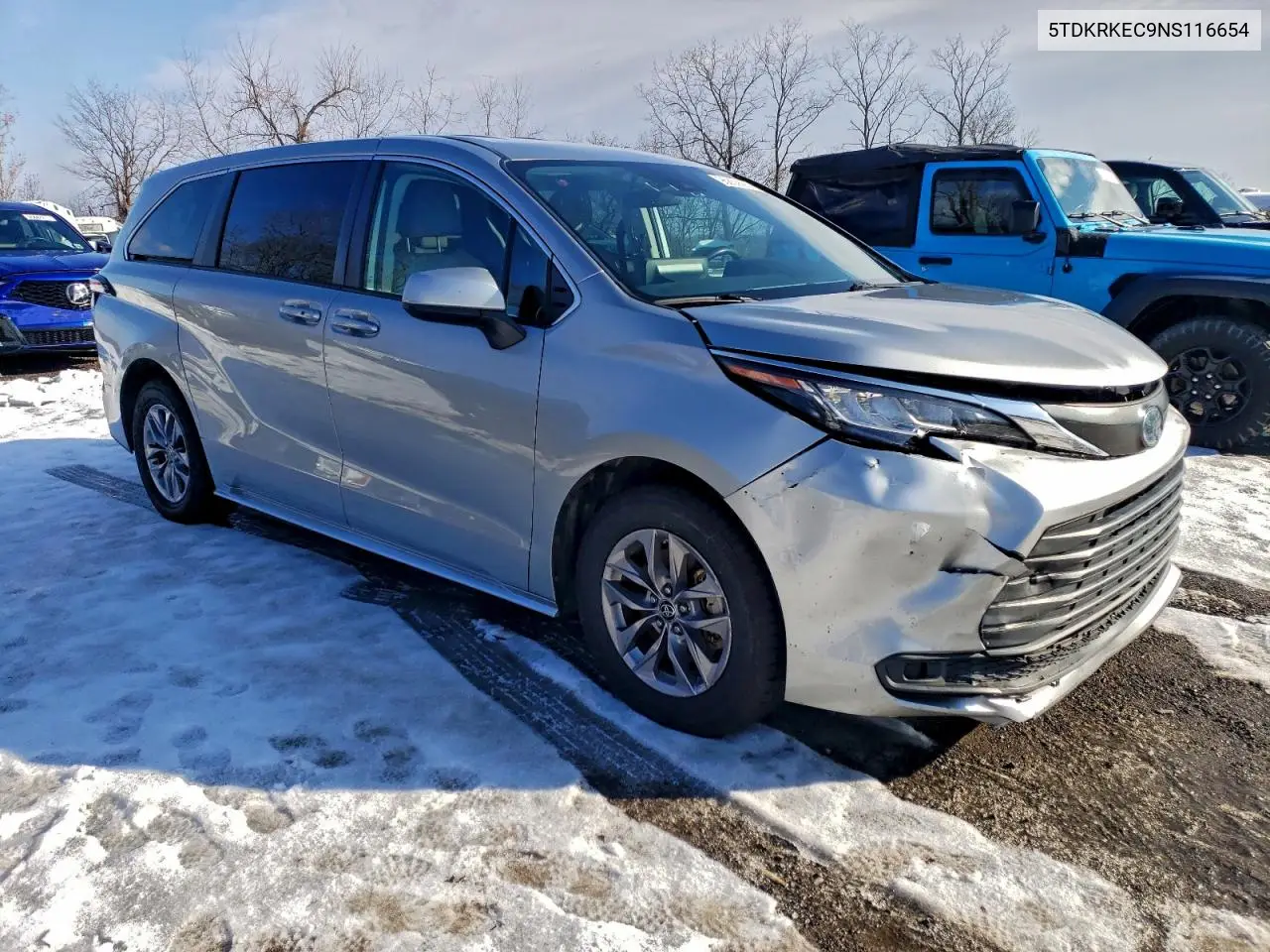 5TDKRKEC9NS116654 2022 Toyota Sienna Le