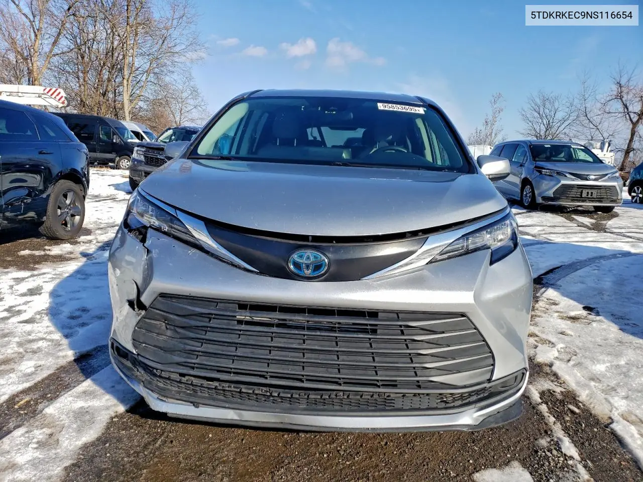 5TDKRKEC9NS116654 2022 Toyota Sienna Le