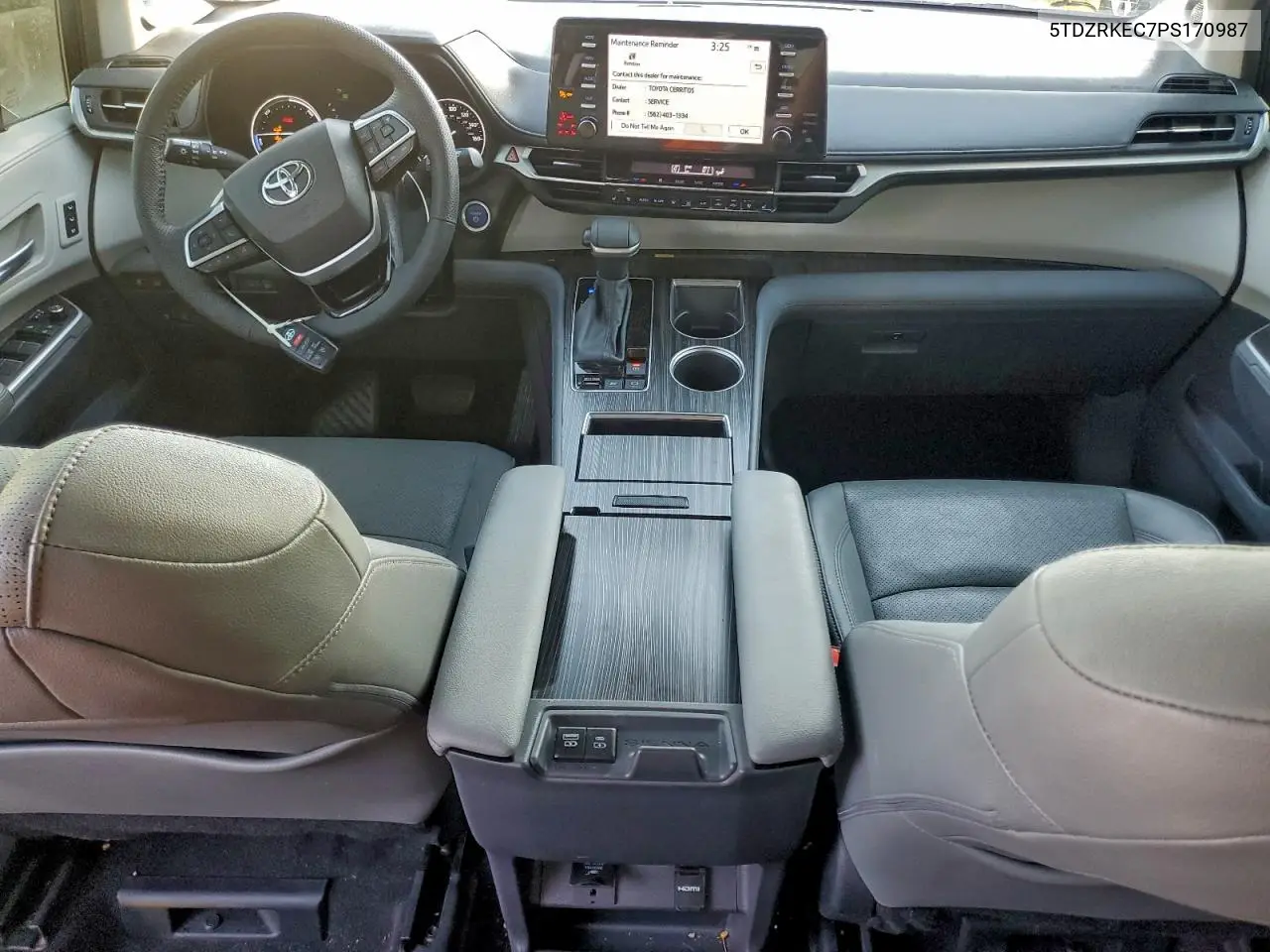 5TDZRKEC7PS170987 2023 Toyota Sienna Limited