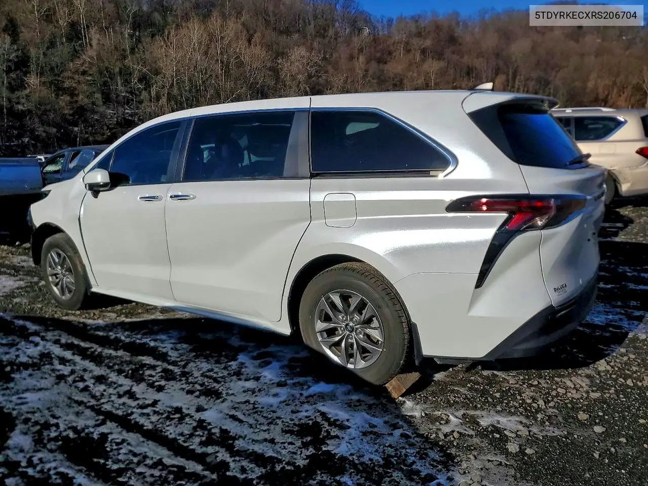 5TDYRKECXRS206704 2024 Toyota Sienna Xle