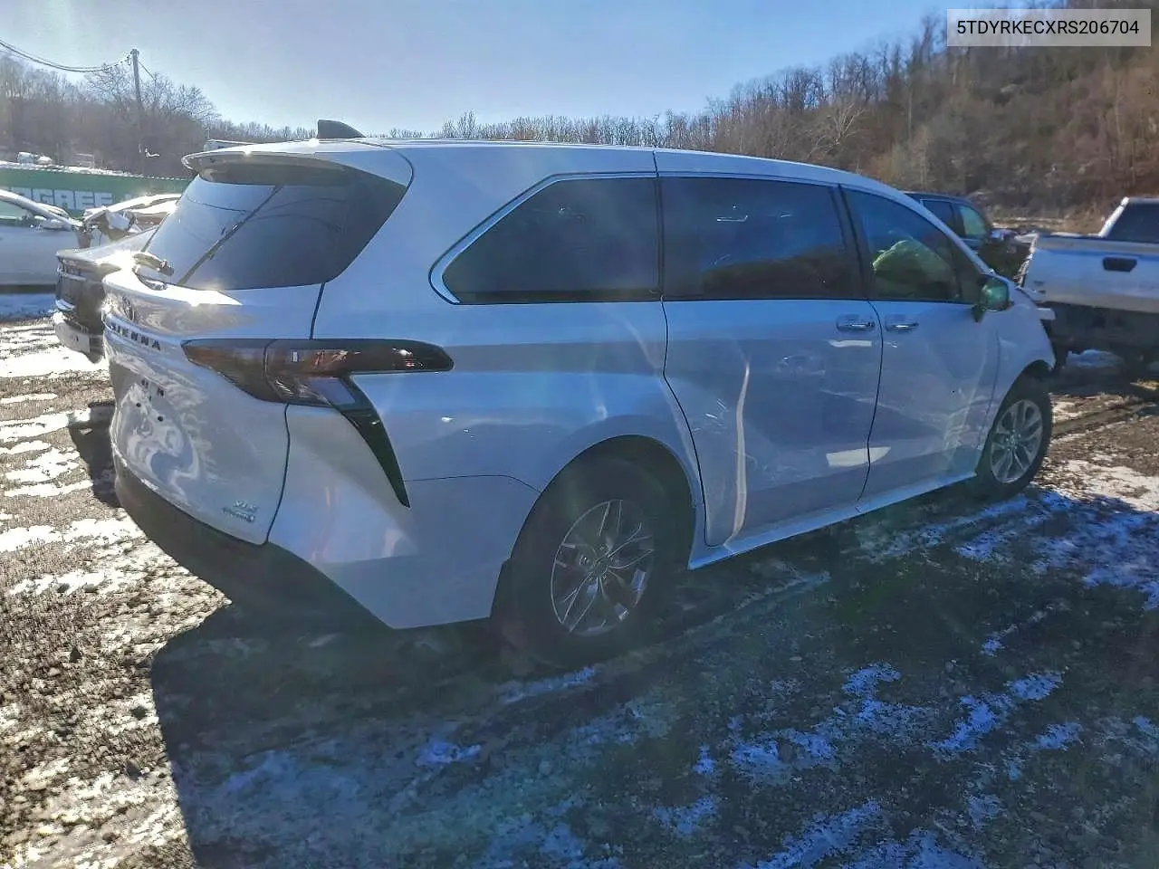 5TDYRKECXRS206704 2024 Toyota Sienna Xle