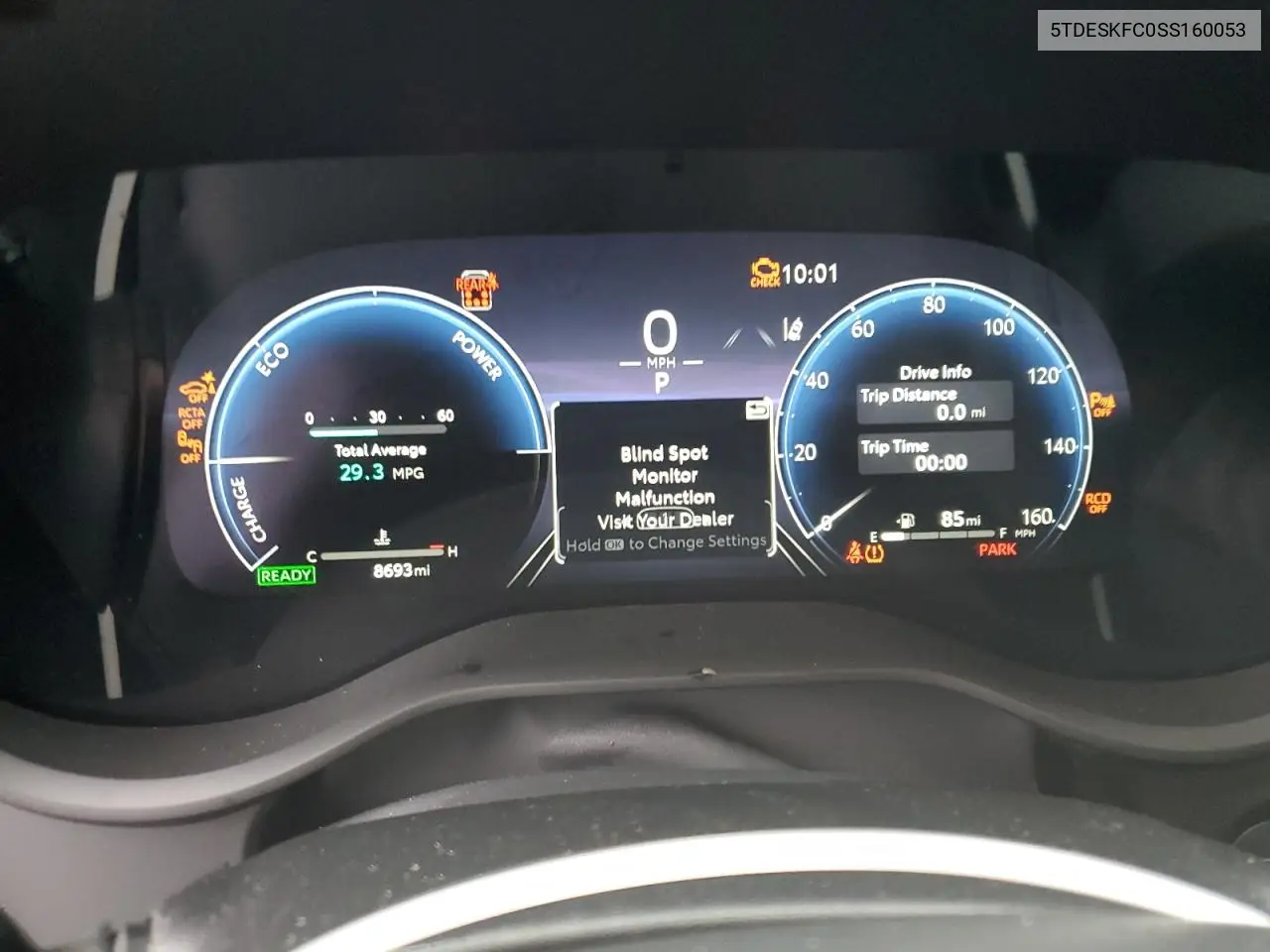 5TDESKFC0SS160053 2025 Toyota Sienna Limited
