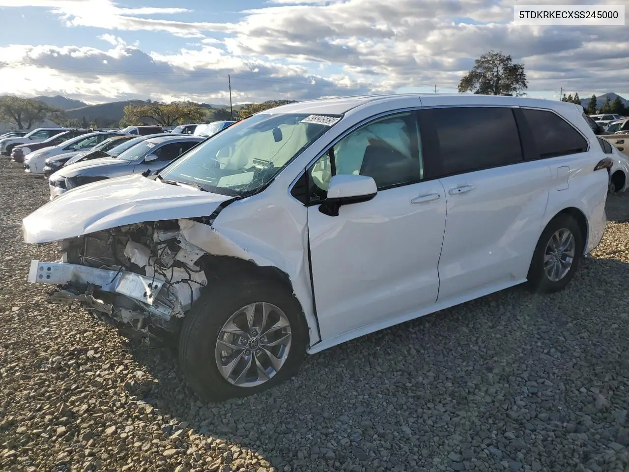 5TDKRKECXSS245000 2025 Toyota Sienna Le