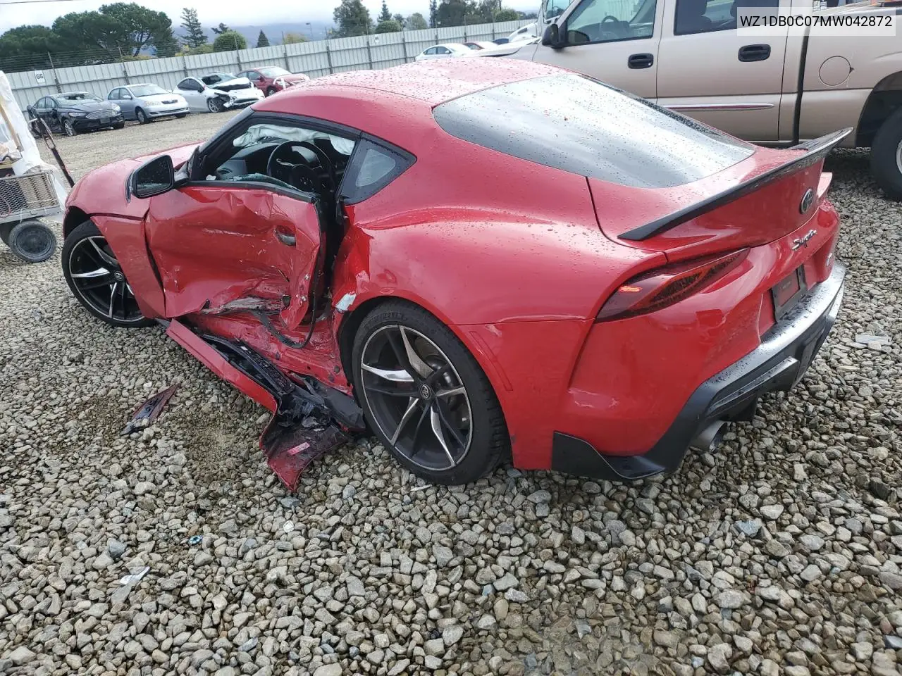 WZ1DB0C07MW042872 2021 Toyota Supra Base
