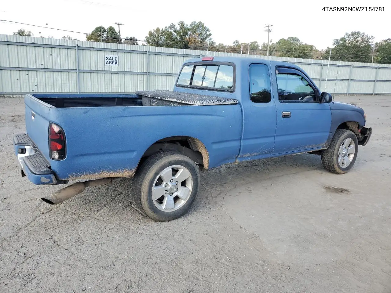 4TASN92N0WZ154781 1998 Toyota Tacoma Xtracab Prerunner