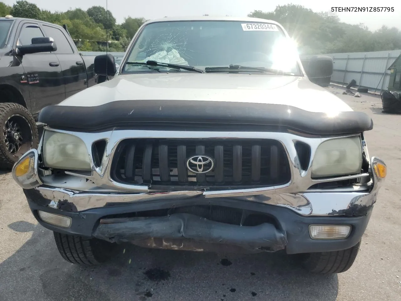 2001 Toyota Tacoma Double Cab VIN: 5TEHN72N91Z857795 Lot: 67320344