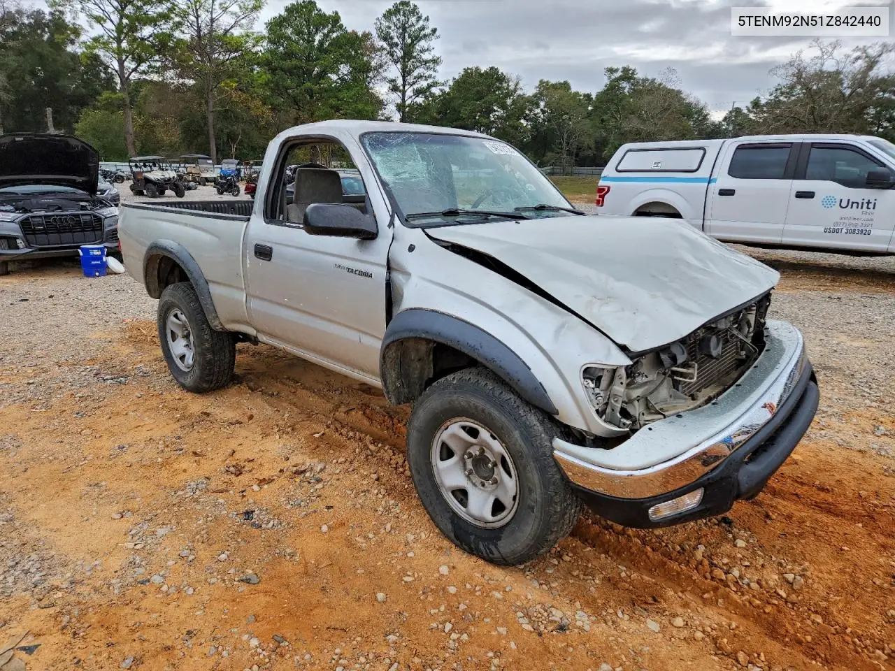 5TENM92N51Z842440 2001 Toyota Tacoma Prerunner