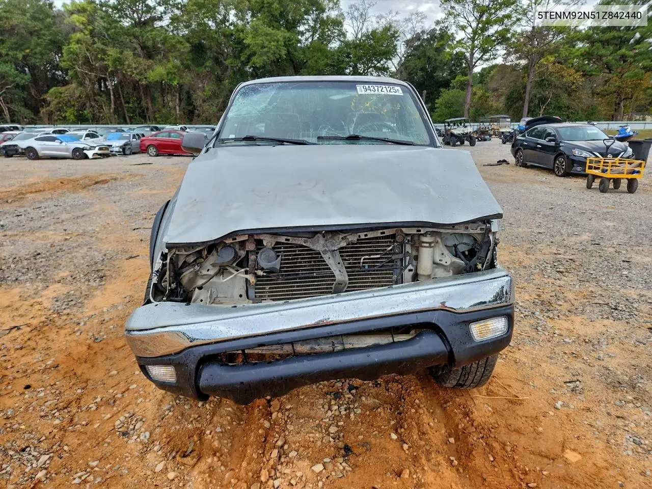 5TENM92N51Z842440 2001 Toyota Tacoma Prerunner
