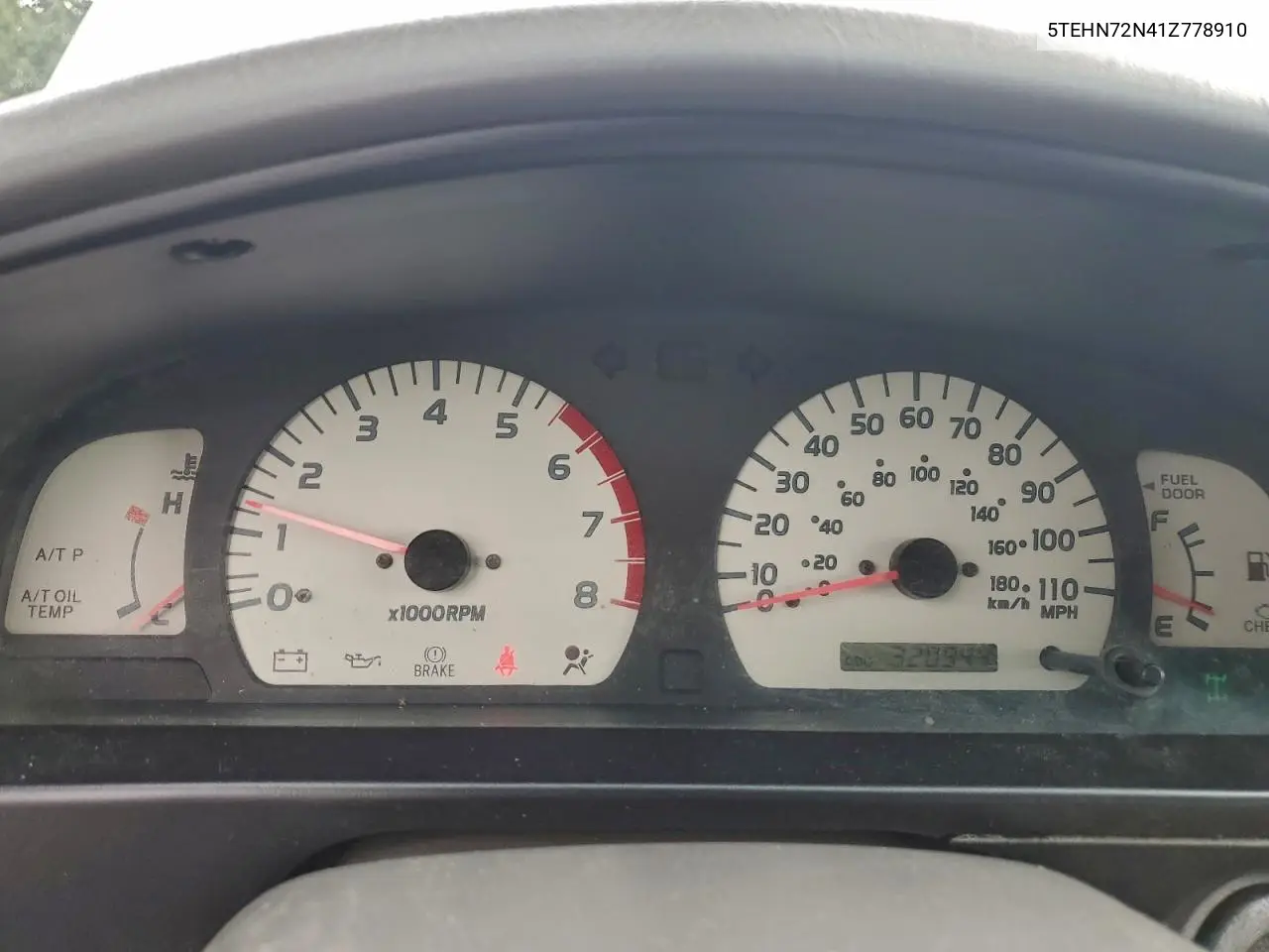 5TEHN72N41Z778910 2001 Toyota Tacoma Double Cab